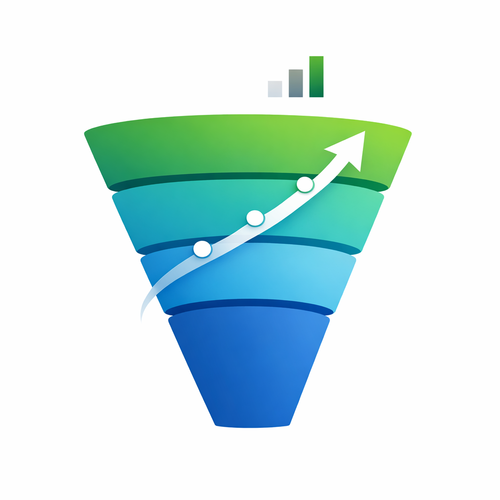 Enrollment funnel chart from contracts issued to fully enrolled